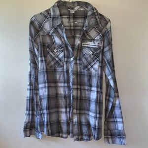 Fox Woman’s M LS Plaid Shirt